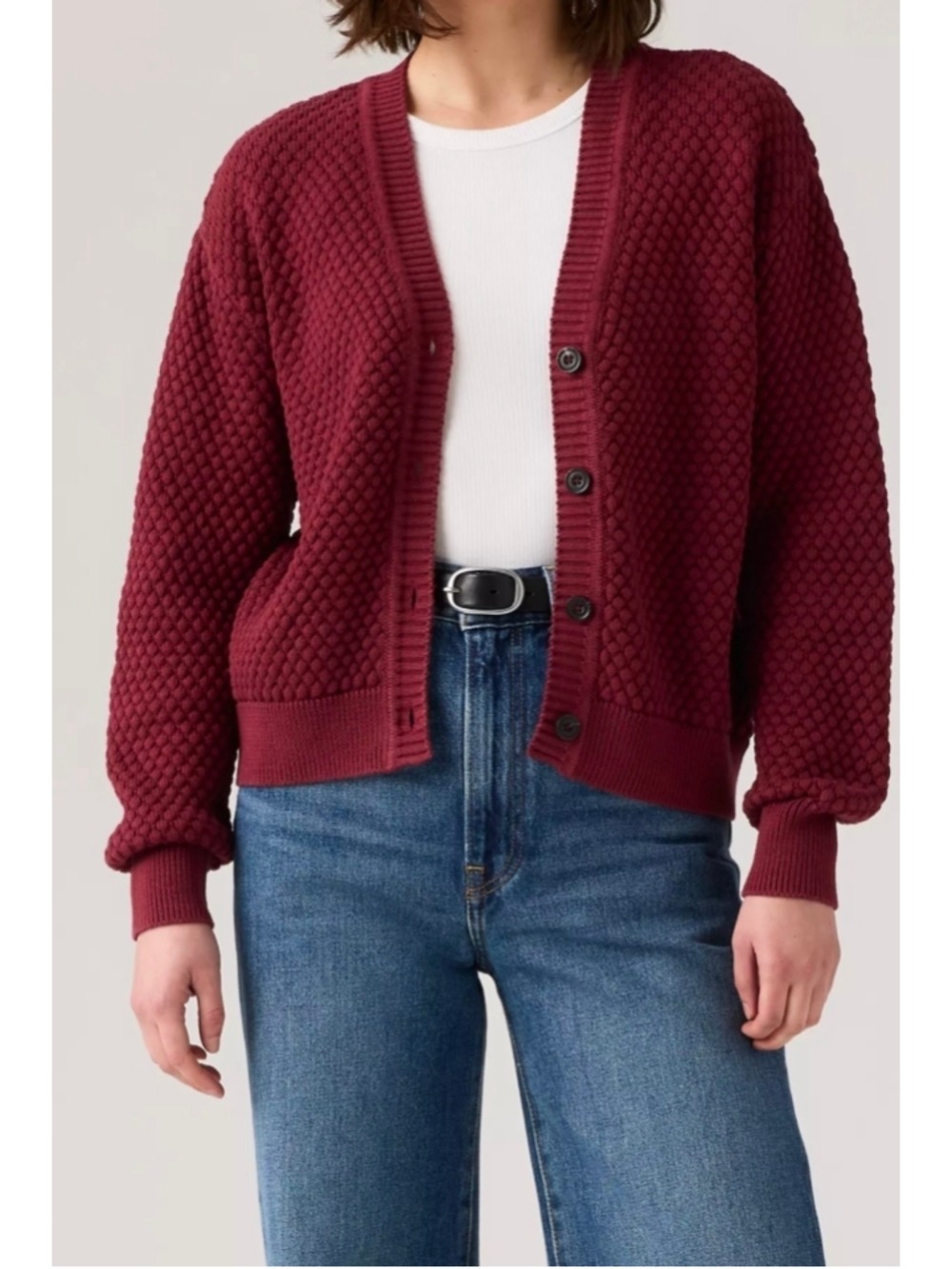 Levi's Snowflake Cardigan Size XS